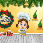 Find Christmas Cookie Chef Girl 8BGames