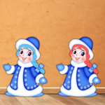 Find Christmas Snowman With Gift 8BGames