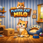 Find Playful Cat Milo 8BGames