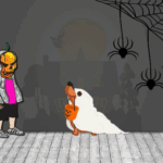 Find The Adorable Trick Or Treat Puppy 8BGames
