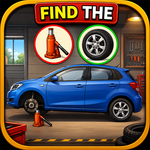 Find The Car Bottle Jack And Wheel Games2Jolly