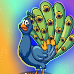 Find The Peacock Feathers Games2Jolly