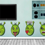 Find Three Eyes Alien Doll 8BGames