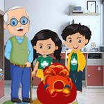 Finding New Year Gift BigEscapeGames