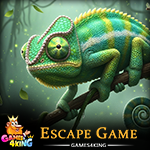 Forest Chameleon Escape Games4King