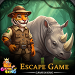Forest Tiger And Rhino Rescue Games4King