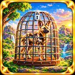 Free The Wild Dog From Its Cage Games2Jolly