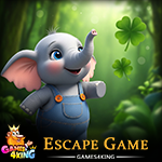 Friendly Baby Elephant Escape Games4King