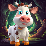Funny Cow Rescue Games4King