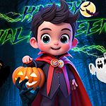 Funny Halloween Boy Escape Games4King