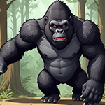 Furious Gorilla Escape Games4King