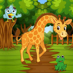 Giraffe Seeks Her Lost Baby WowEscape