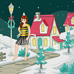 Girl Discover Christmas Costume WowEscape