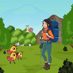 Girl Reaches Hiking Destination Games2Rule
