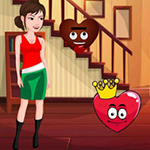 Girl Ready Enjoy Valentine Day BigEscapeGames