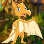 Glad Pterodactyl Escape Games4King