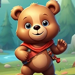Gleeful Bear Kid Rescue Games4King