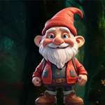 Gleeful Dwarf Man Escape Games4King