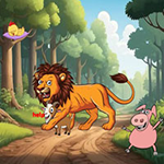 Goat Stuck In Lion WowEscape