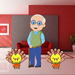 Grandpa Attend Thanksgiving Party WowEscape