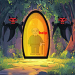 Grandpa Stuck In Devil Land BigEscapeGames