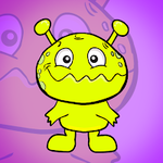 Green Funny Alien Escape Games2Jolly