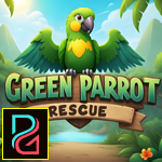Green Parrot Rescue Games4King