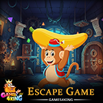 Happy Banana Monkey Escape Games4King