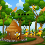 Happy Bees Rescue Games2Mad