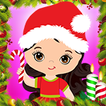 Happy Christmas Girl Rescue Games4King