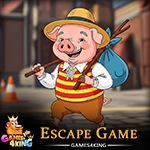 Happy Lady Pig Escape Games4King