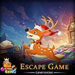 Happy Santa Deer Escape Games4King