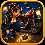 Help The Biker Girl Find The Bike Key Games2Jolly