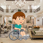 Help The Disability Boy WowEscape