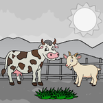 Help The Hungry Cow And Goat Games2Jolly