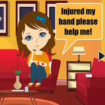 Help The Injured Girl BigEscapeGames