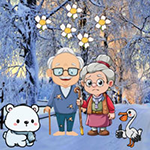 Help Winter Shivering Grandpa WowEscape