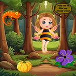 Honeybee Queen Find Crown Games2Rule