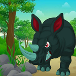 Injured Rhinoceros Escape HiddenOGames