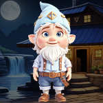 Jubilant Dwarf Man Escape Games4King