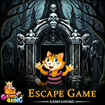 Jumpy Scratchy Cat Escape Games4King