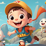 Laughing Kid Rescue Games4King