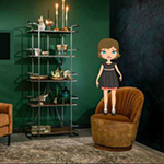 Little Girl Searching Robot BigEscapeGames