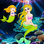 Little Mermaid Mom Escape BigEscapeGames