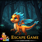 Lively Little Dragon Rescue Games4King
