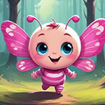 Lovely Butterfly Rescue Games4King