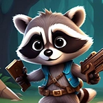 Loyal Guardian Raccoon Escape Games4King