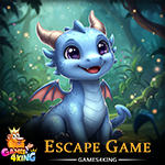 Majestic Blue Dragon Escape Games4King