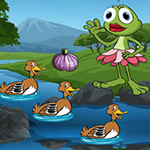 Mama Frog Looks For Child BigEscapeGames