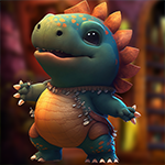 Mirthful Dinosaur Escape Games4King